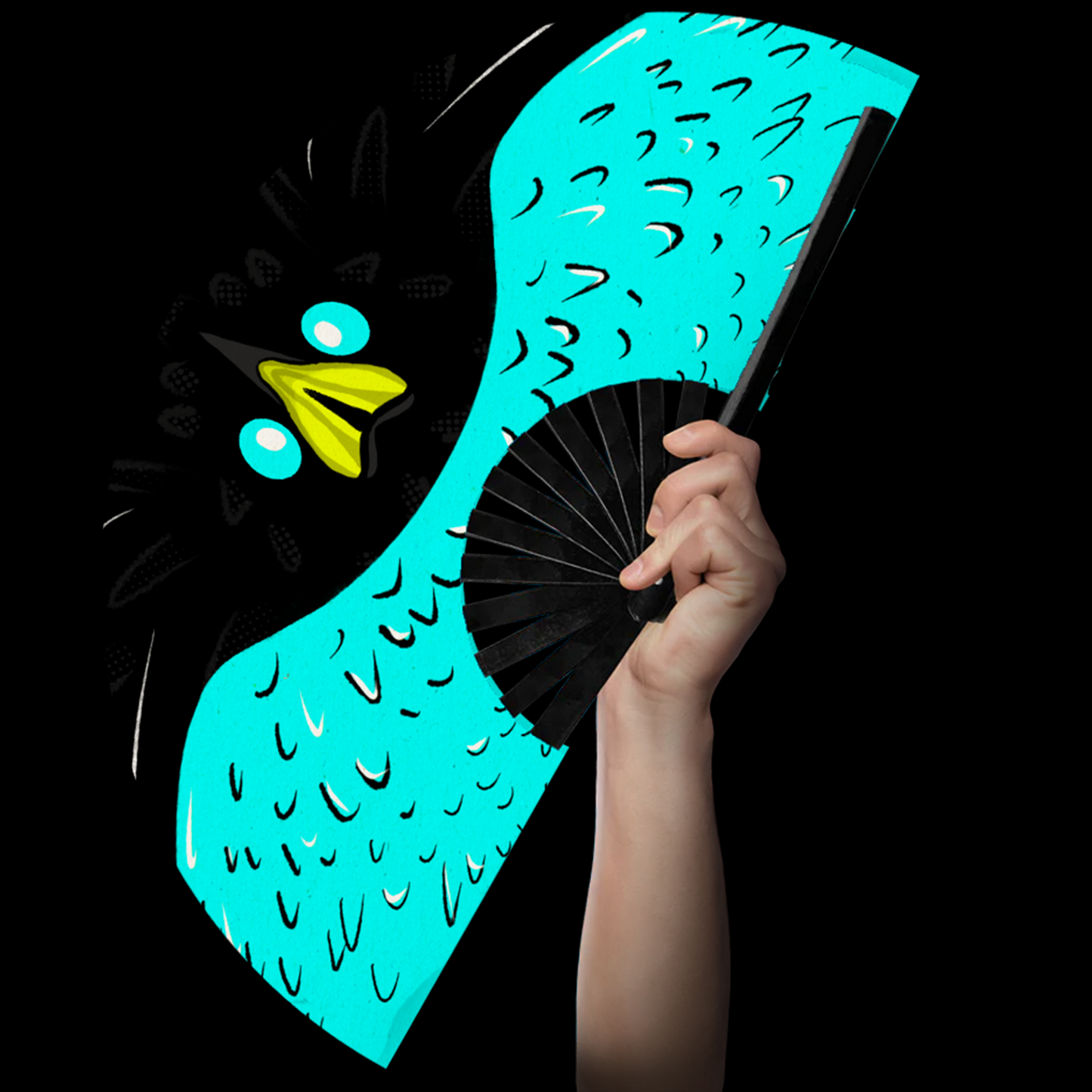 CLACK FAN - BIRD OF PARADISE