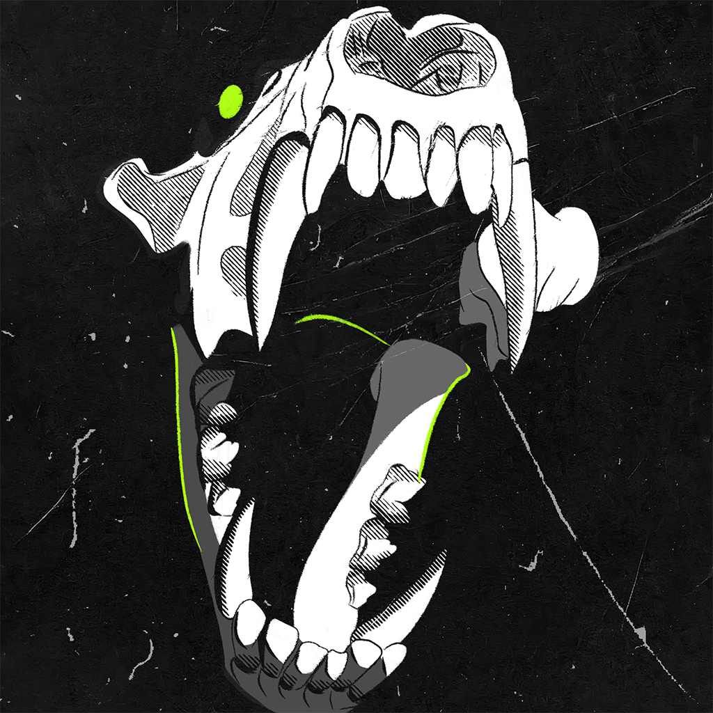 PRINT - SKULL MAW
